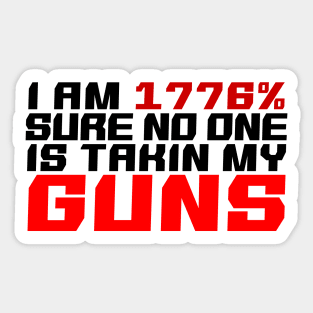 Gun lovers Sticker